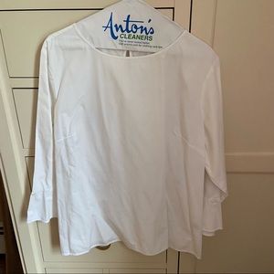 Talbots flare sleeve popover